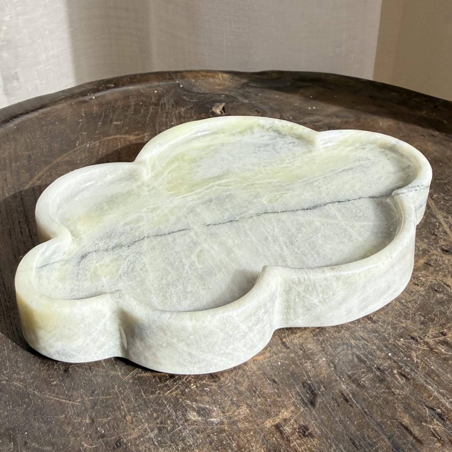 Green Jade Stone Tray 1