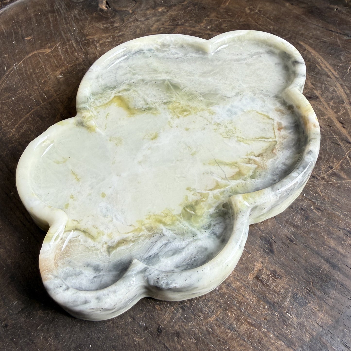 Green Jade Stone Tray 2