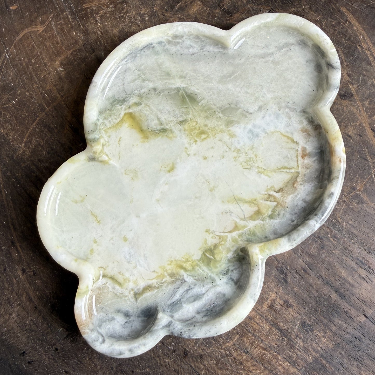 Green Jade Stone Tray 2