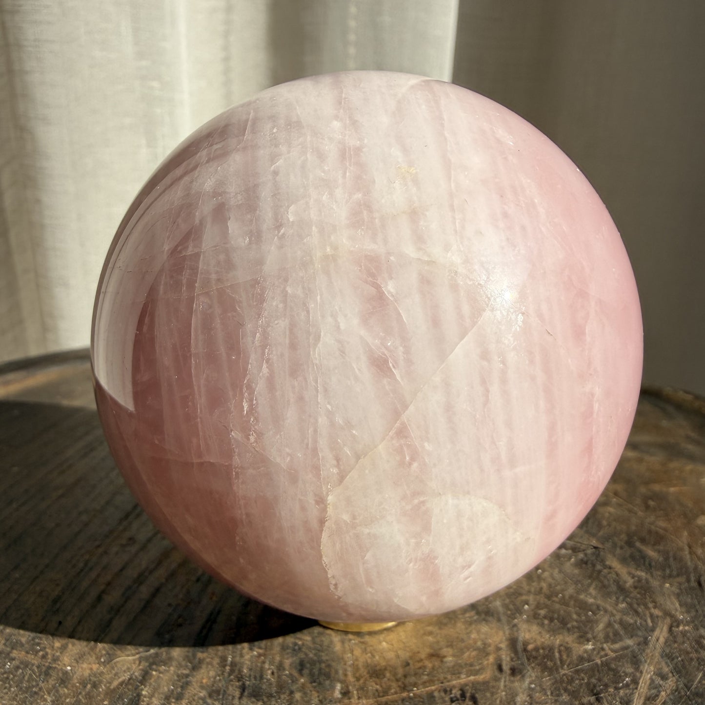 Rose Quartz Sphere 2