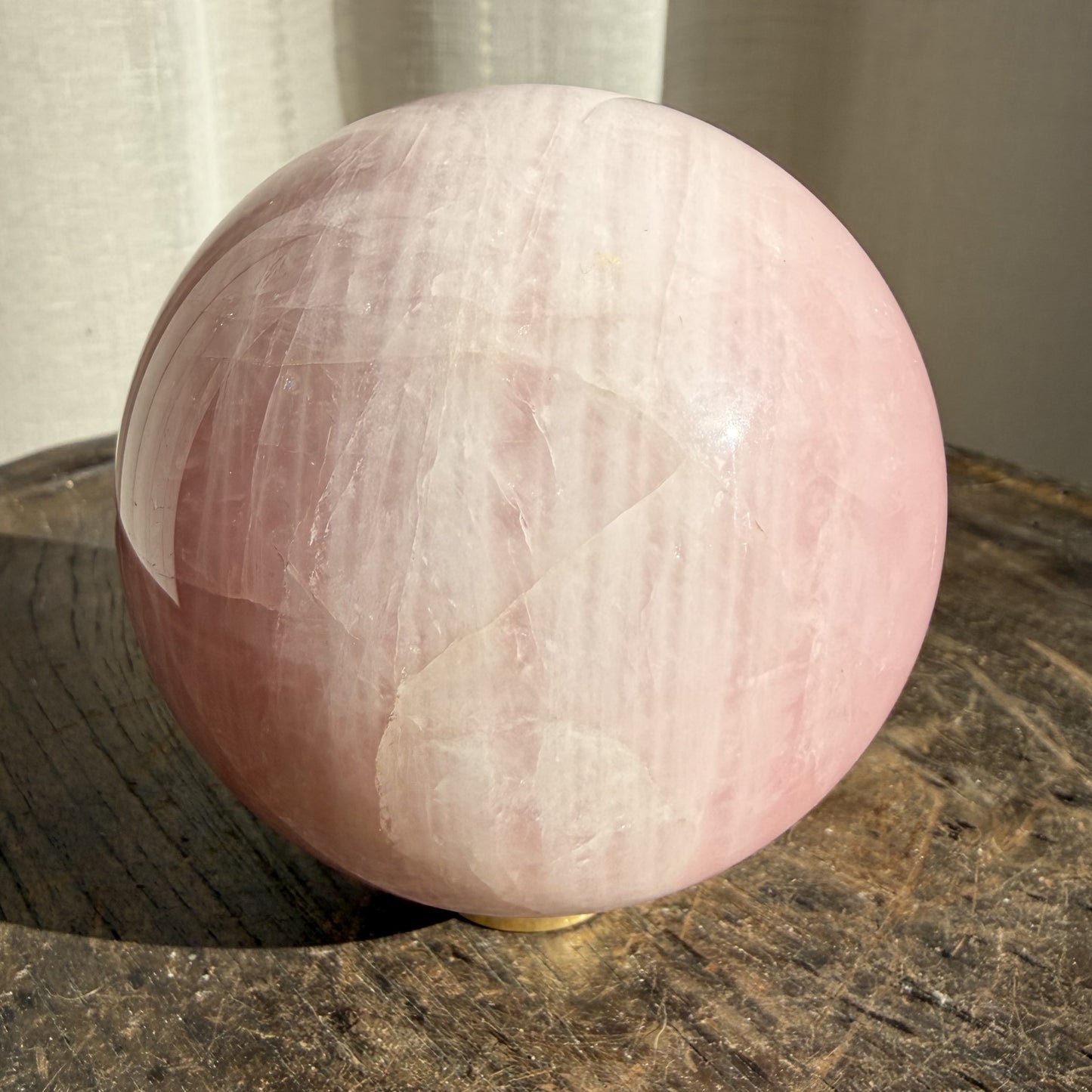 Rose Quartz Sphere 2