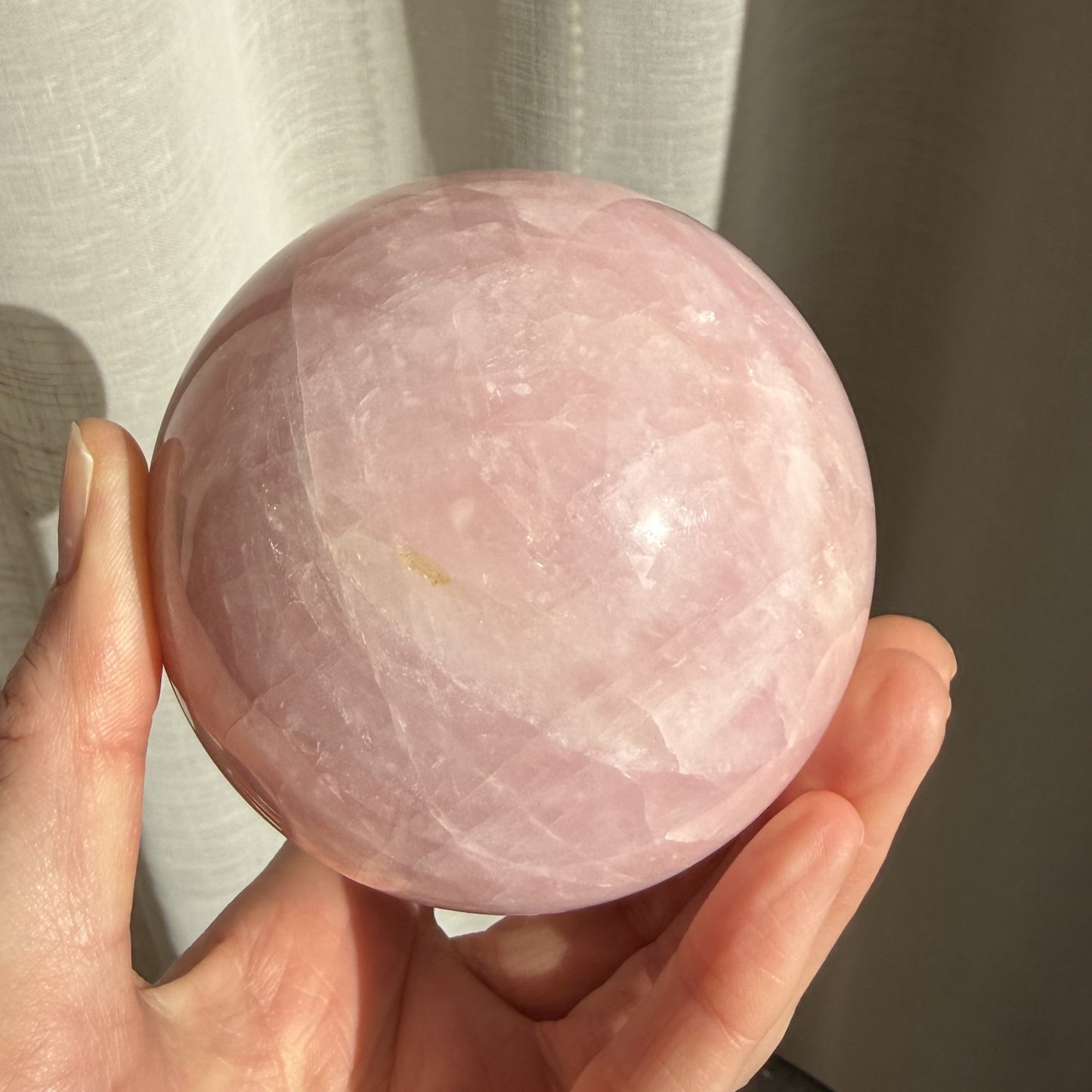 Rose Quartz Sphere 2