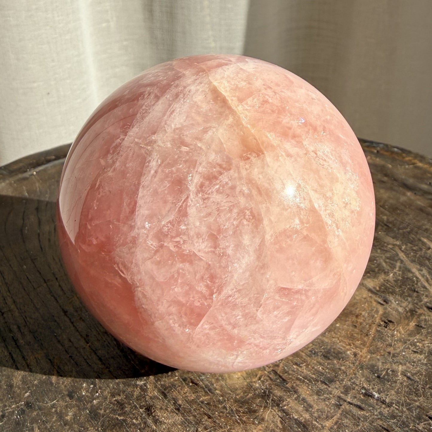 Rose Quartz Sphere 3