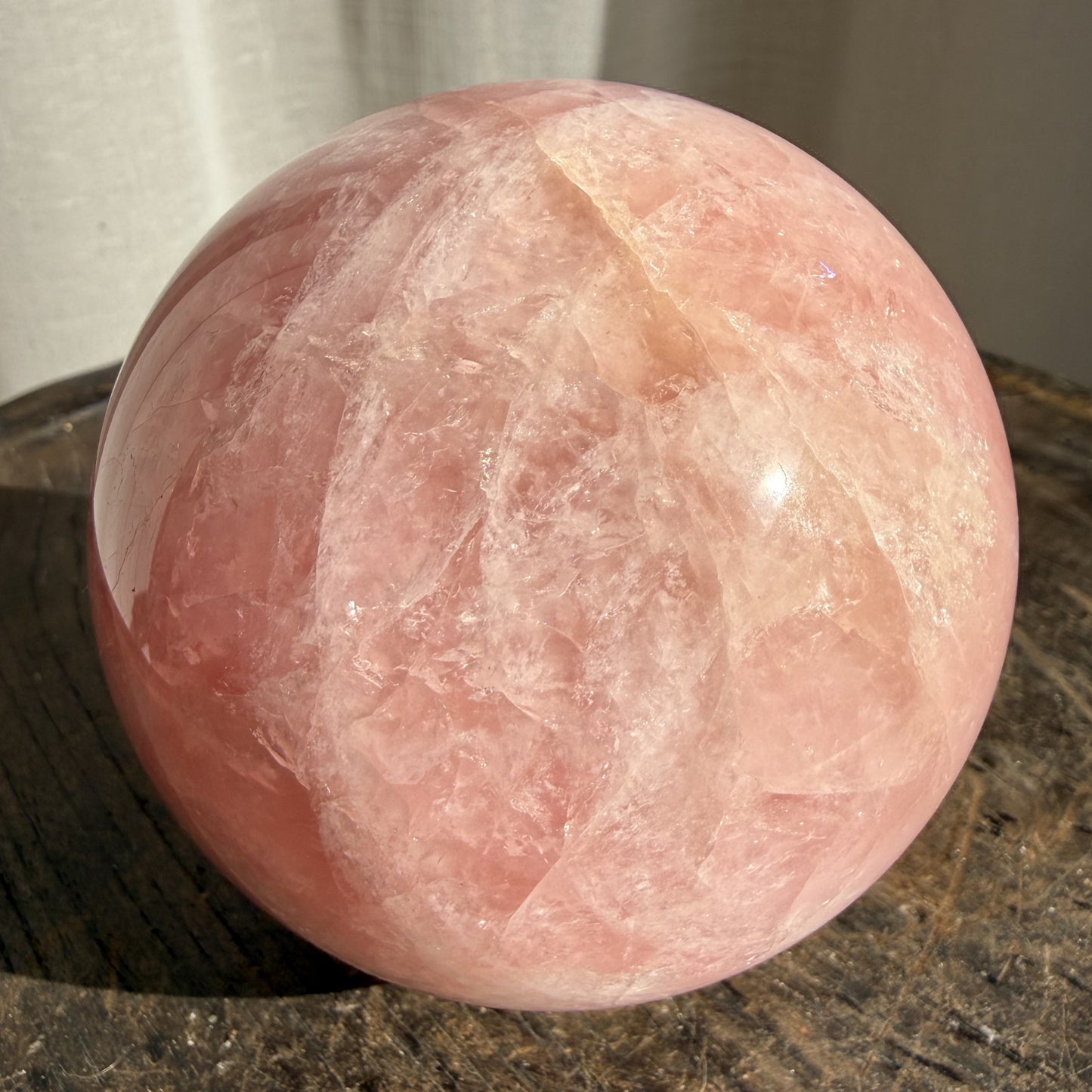 Rose Quartz Sphere 3