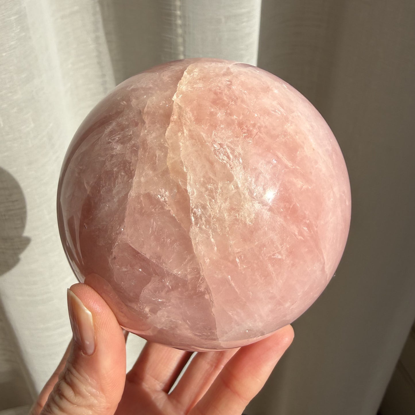 Rose Quartz Sphere 3