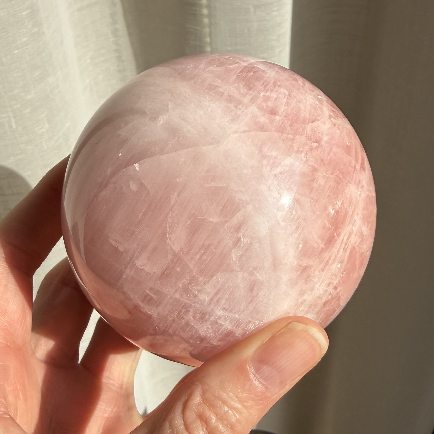 Rose Quartz Sphere 3