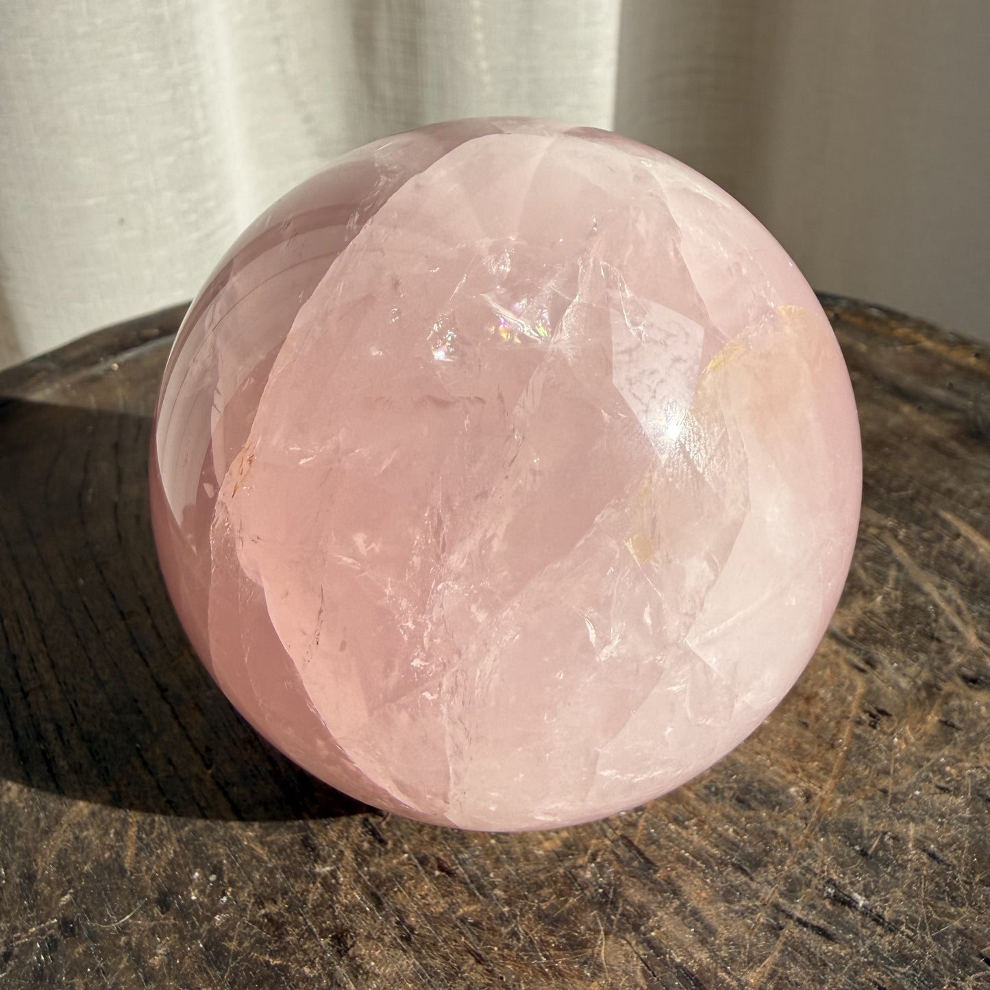 Rose Quartz Sphere 4