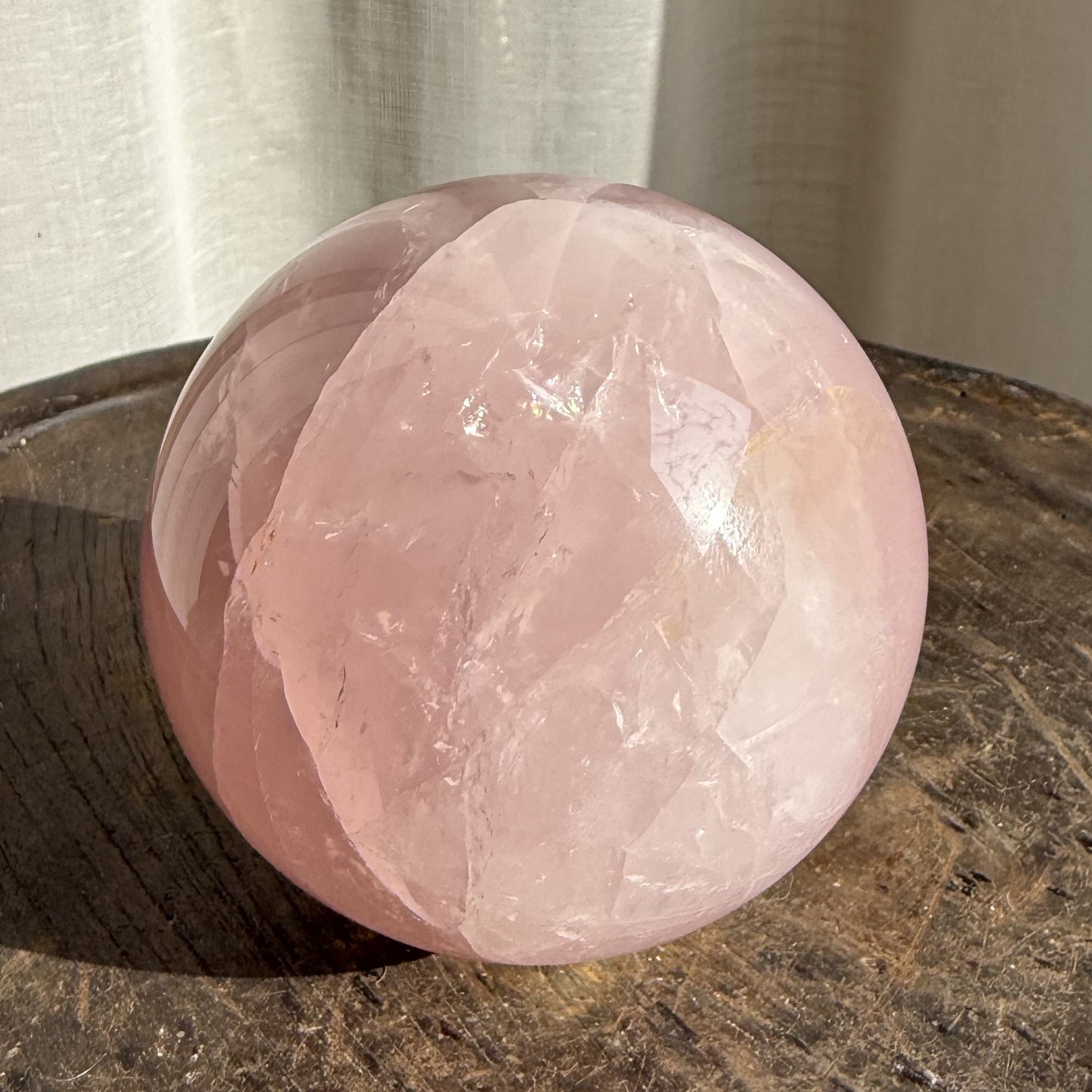 Rose Quartz Sphere 4