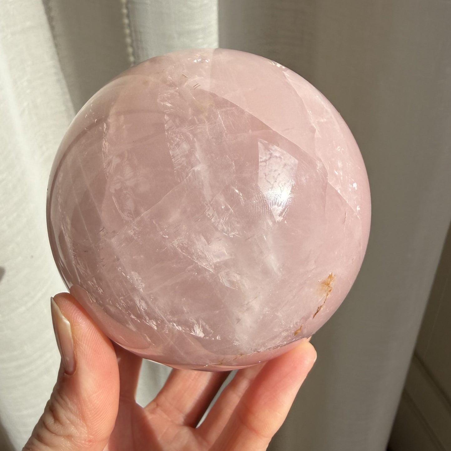 Rose Quartz Sphere 4