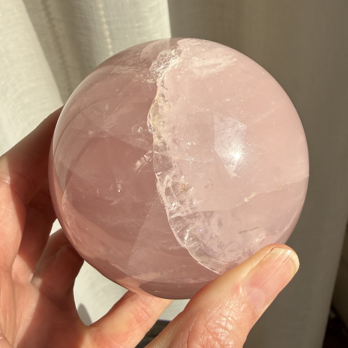 Rose Quartz Sphere 4