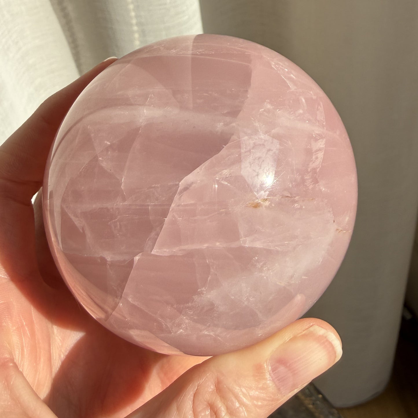 Rose Quartz Sphere 4