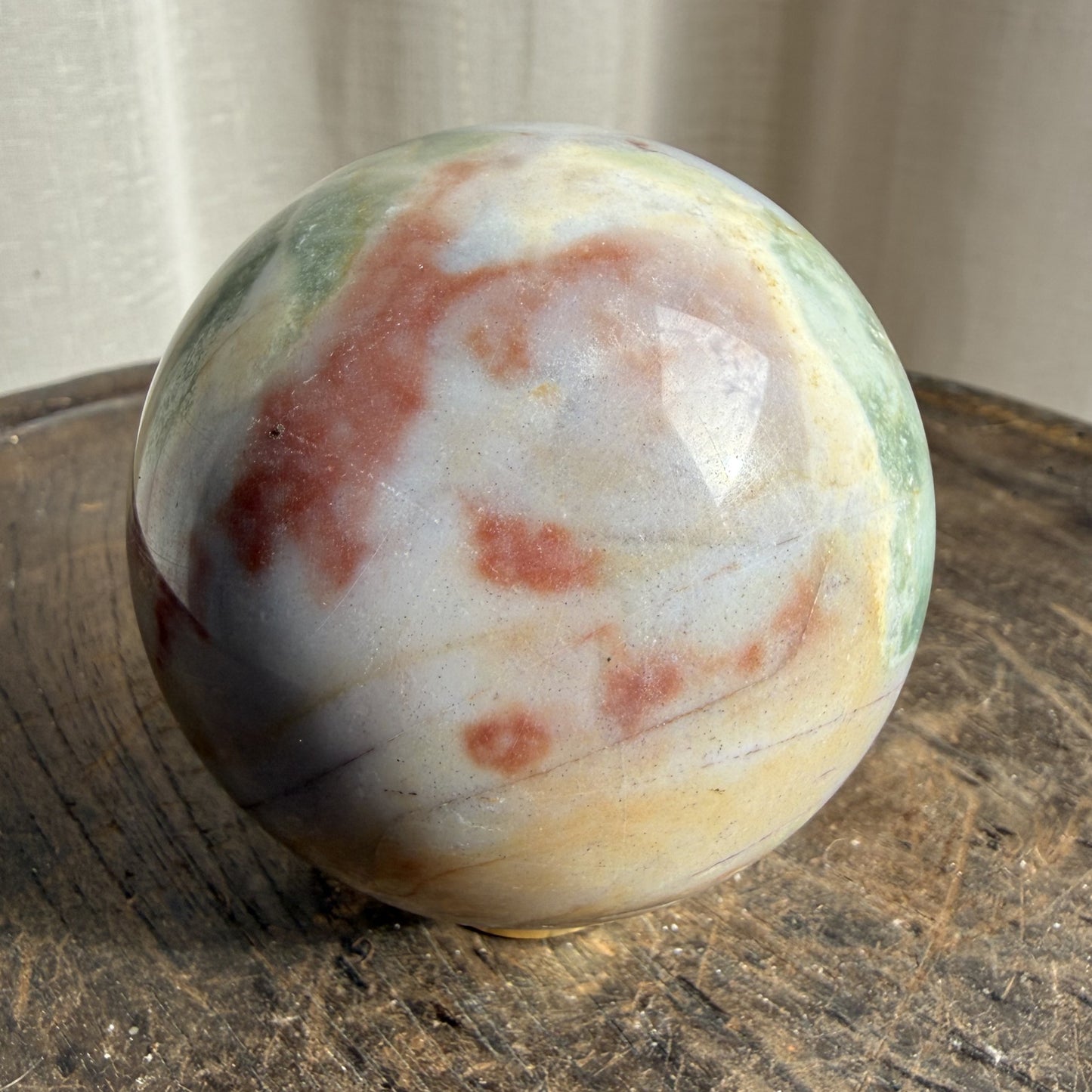 Sea Jasper Sphere