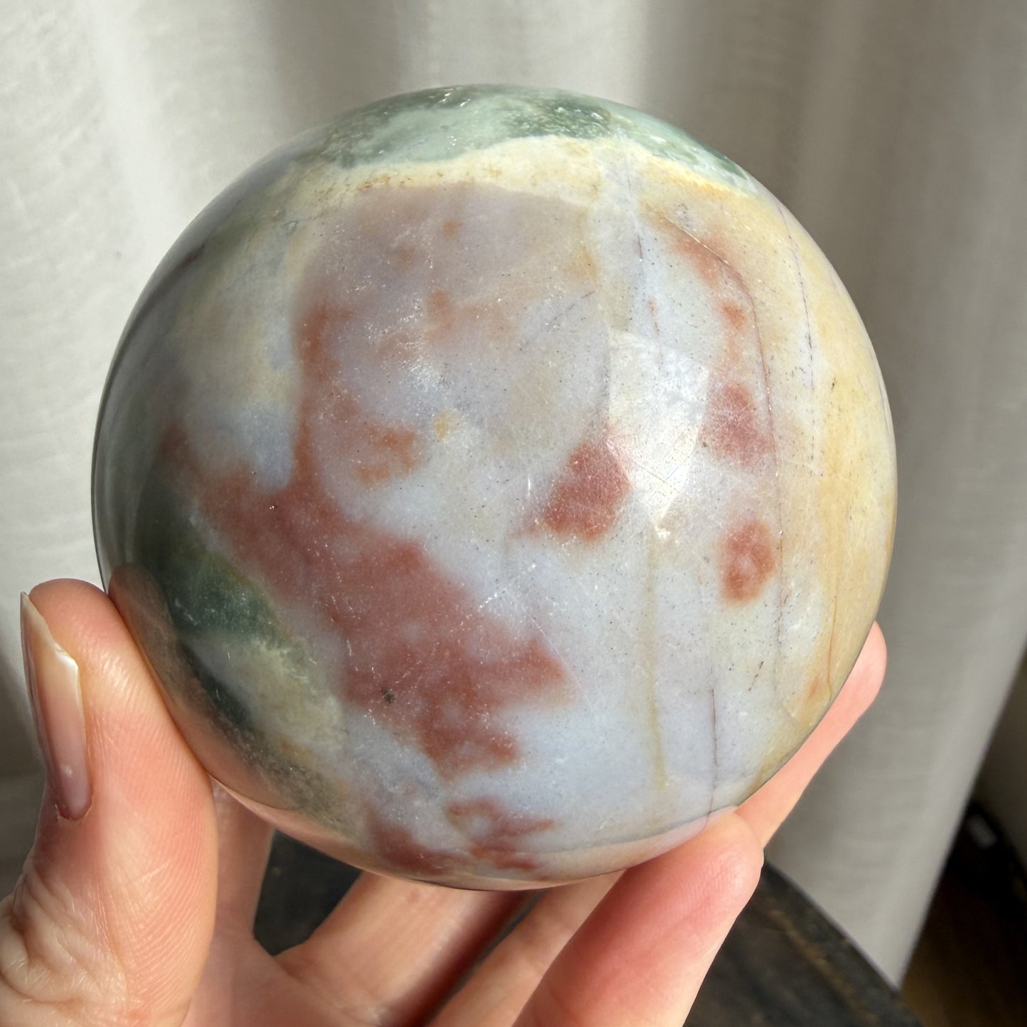 Sea Jasper Sphere