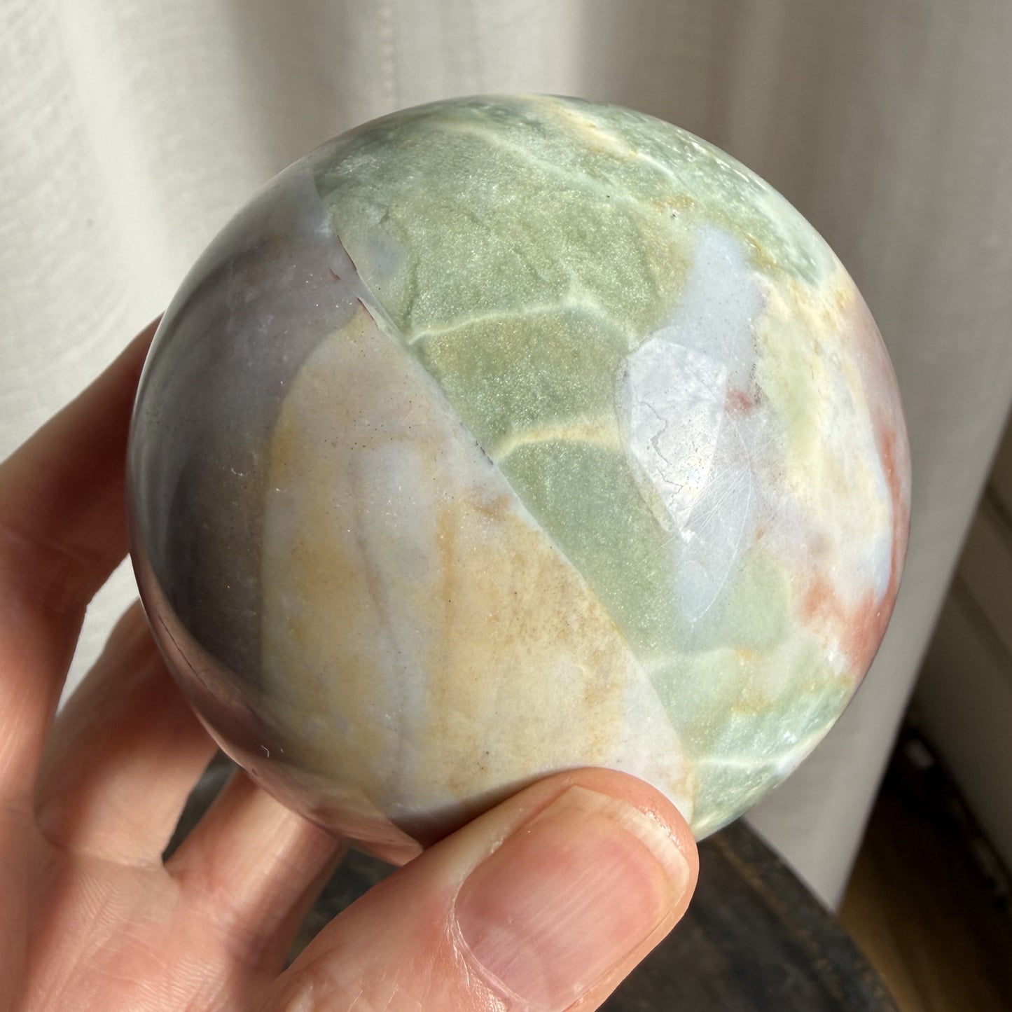 Sea Jasper Sphere