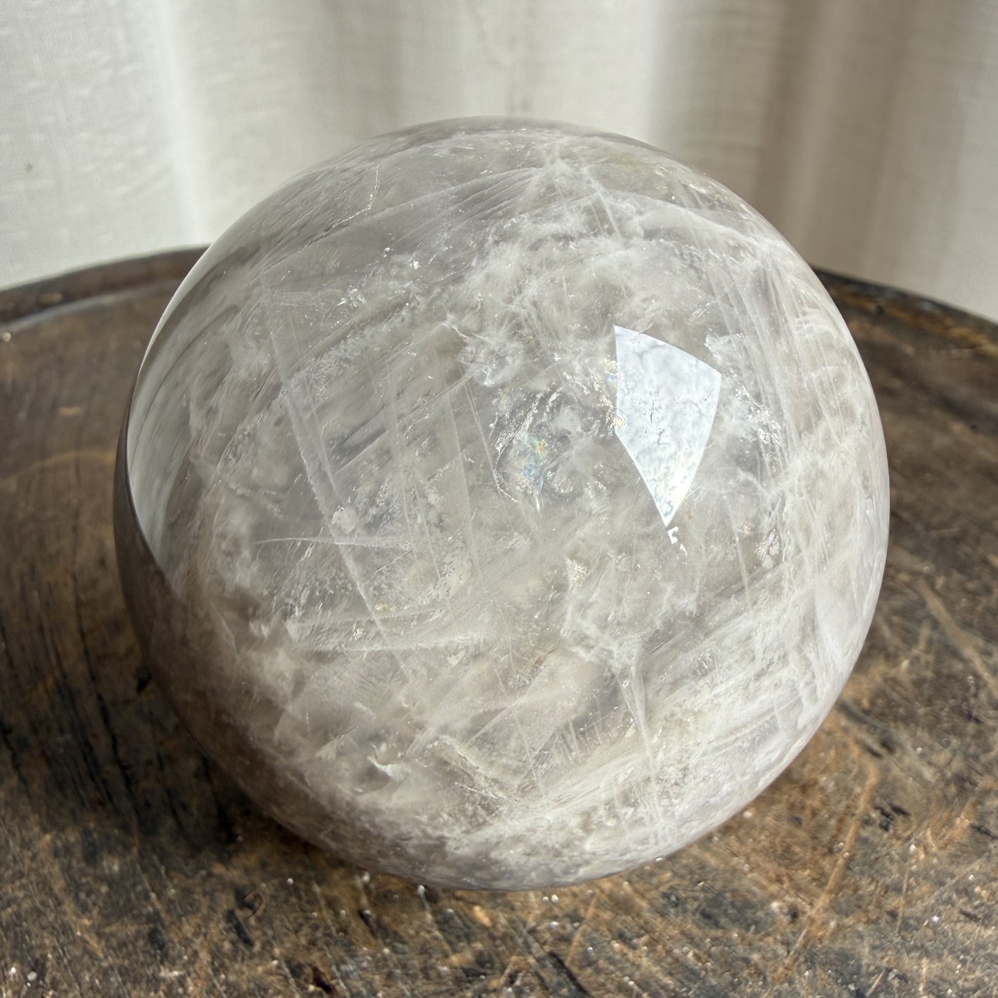 Blue Rose Quartz Sphere 2