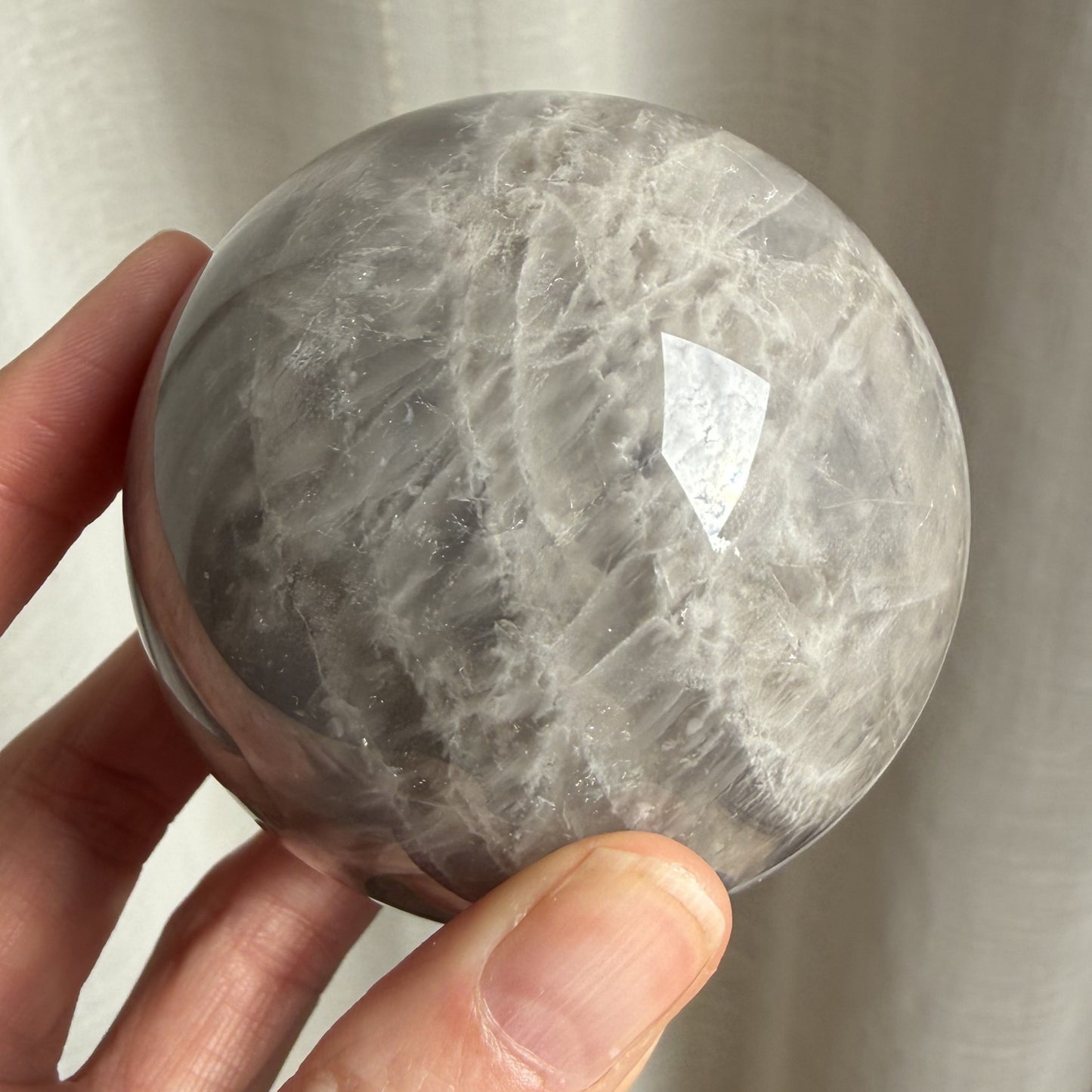 Blue Rose Quartz Sphere 2