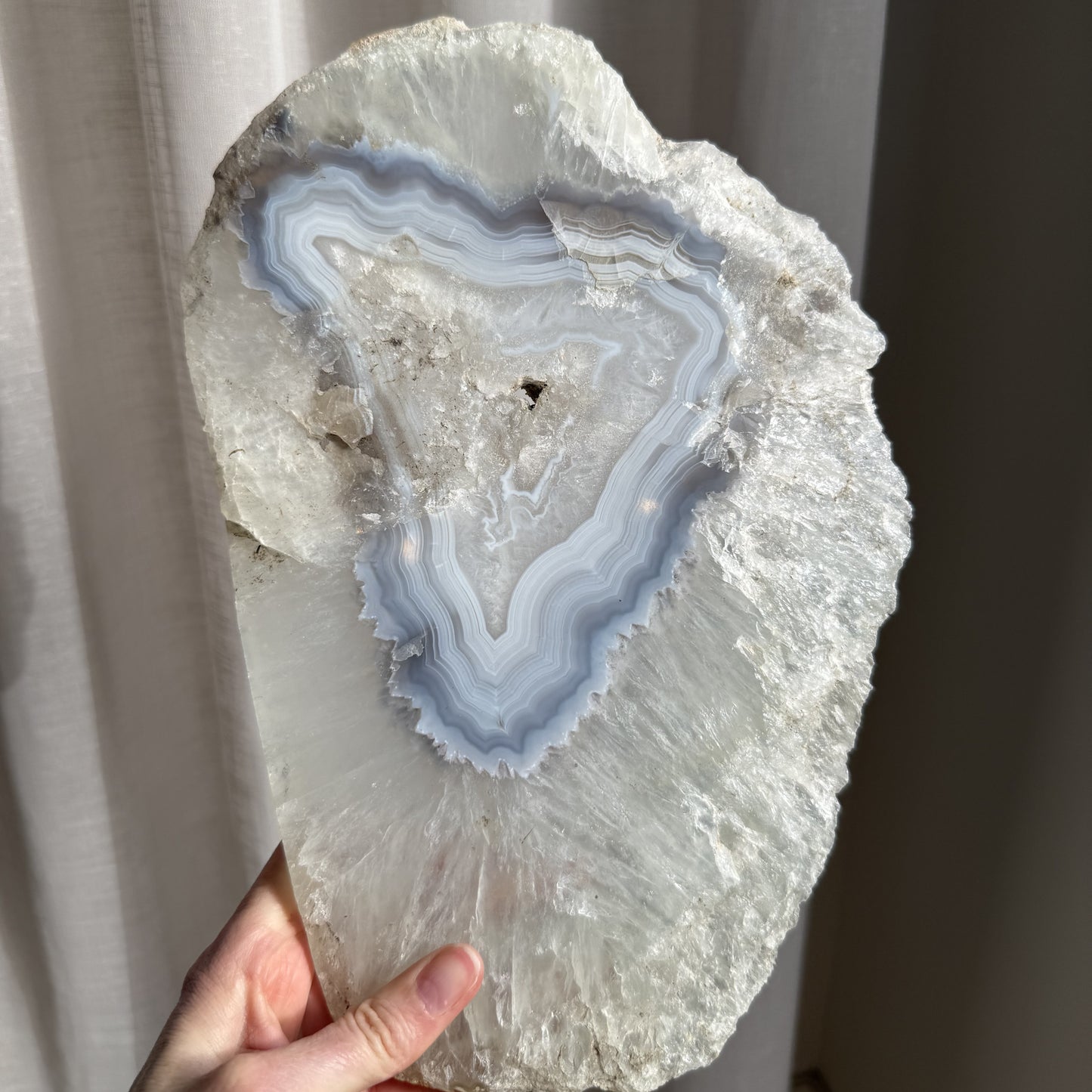 Blue Lace Agate Slab