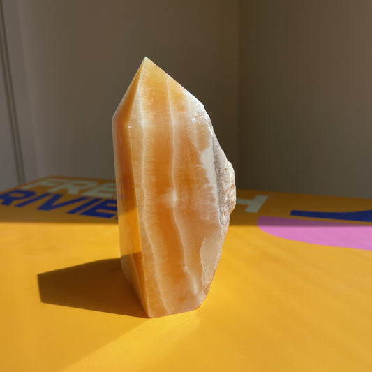 Orange Calcite Towers 008