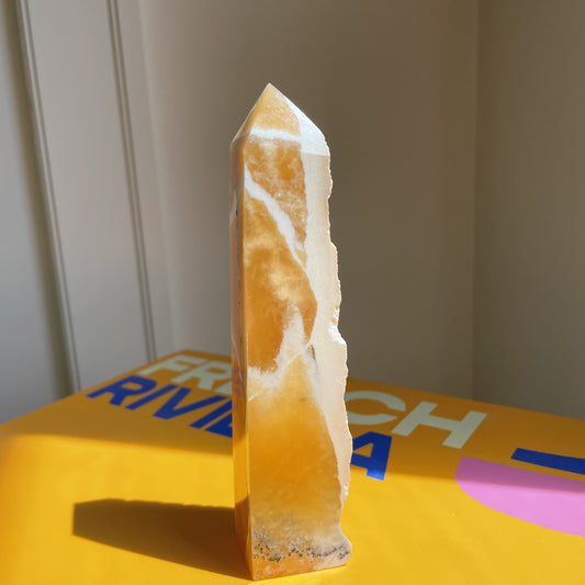 Orange Calcite Towers 006