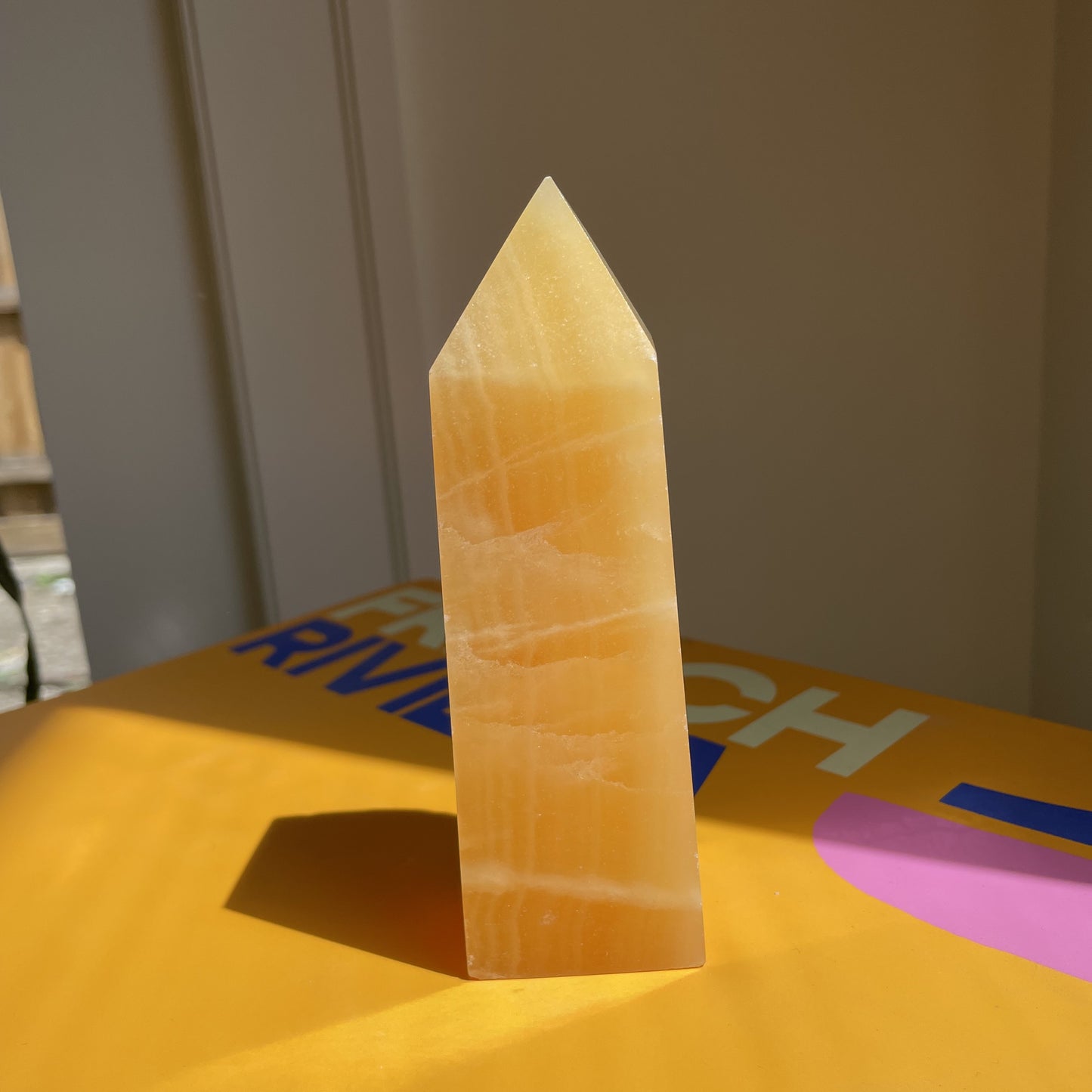 Orange Calcite Towers 007