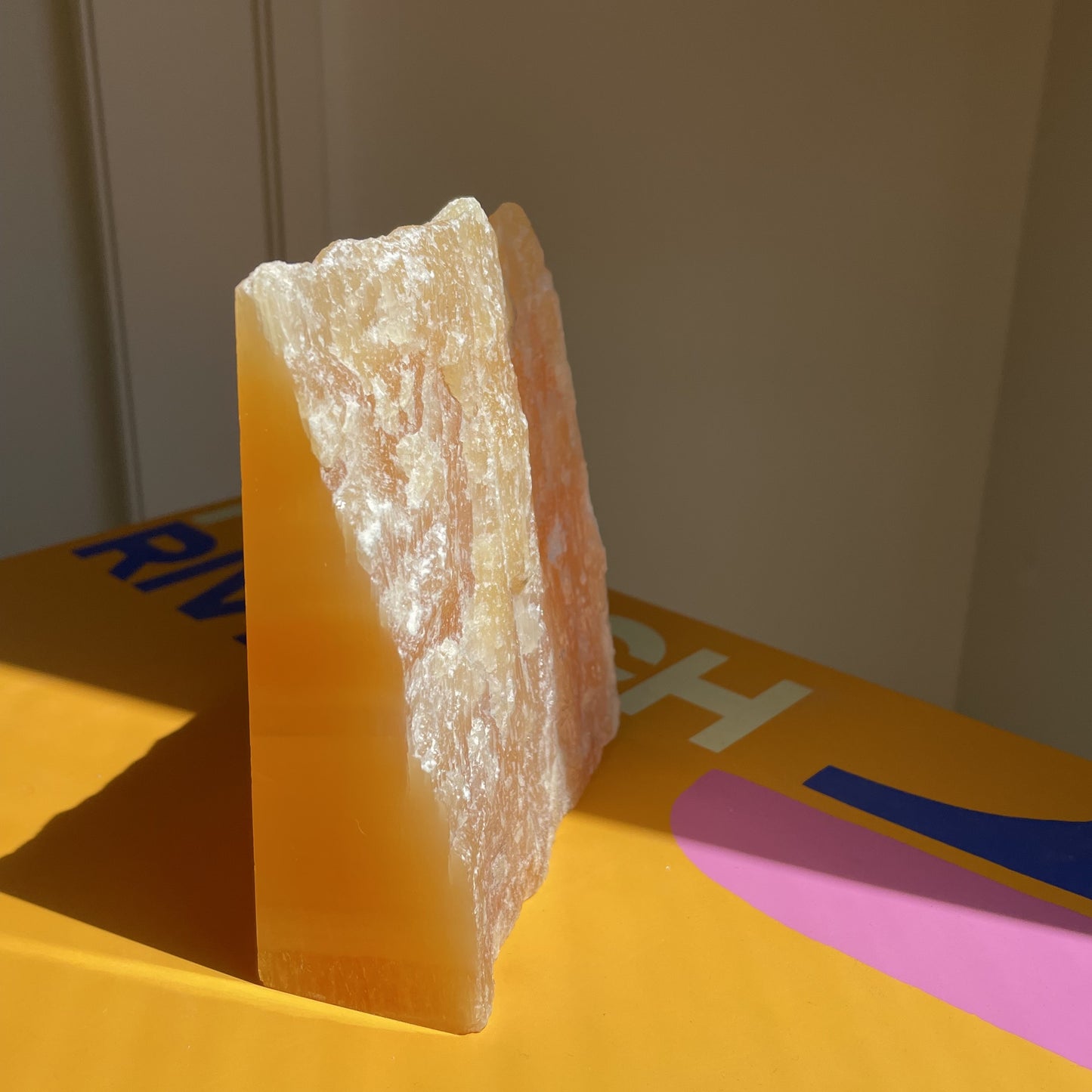 Orange Calcite Slab