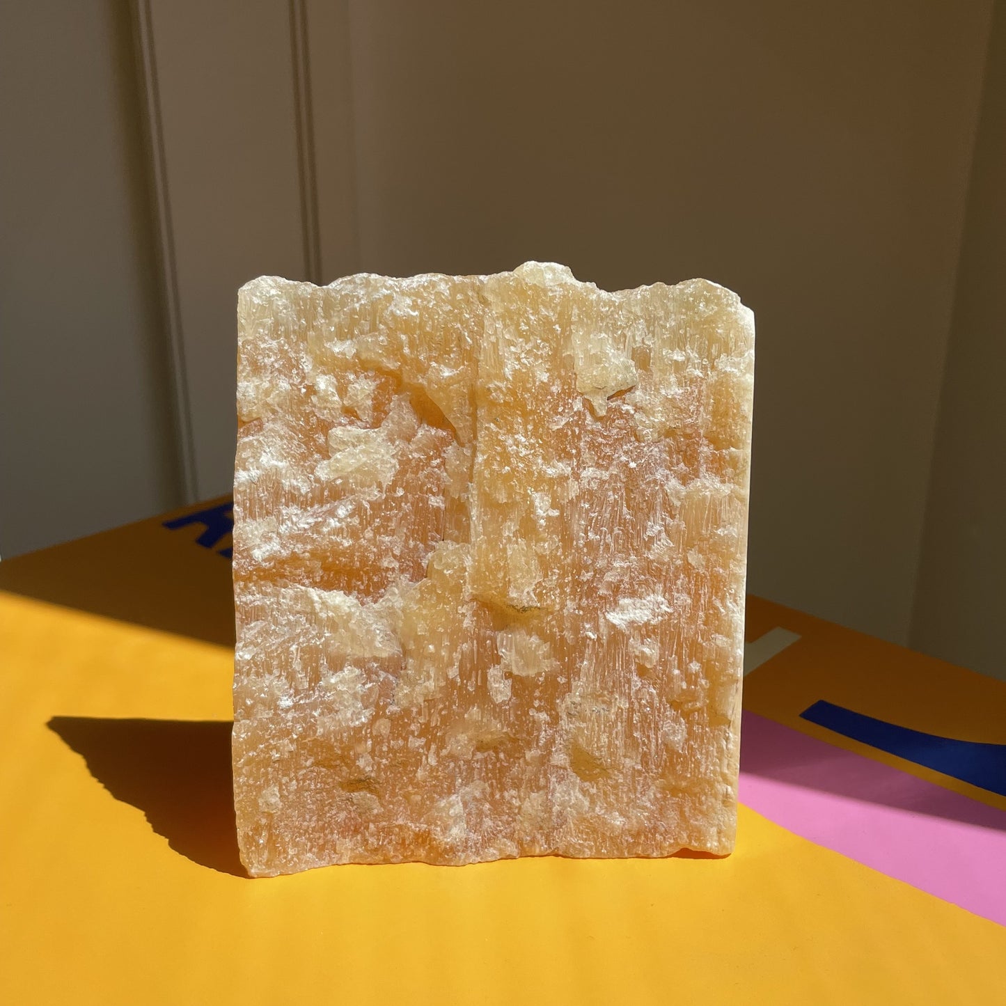 Orange Calcite Slab