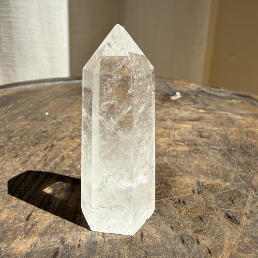 Clear Quartz Tower 001