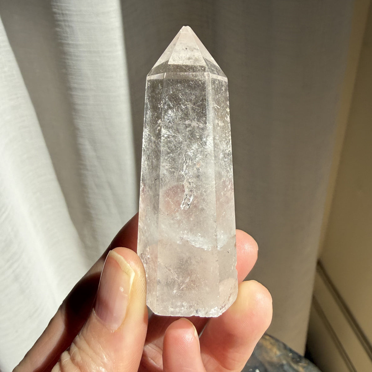 Clear Quartz Tower 001