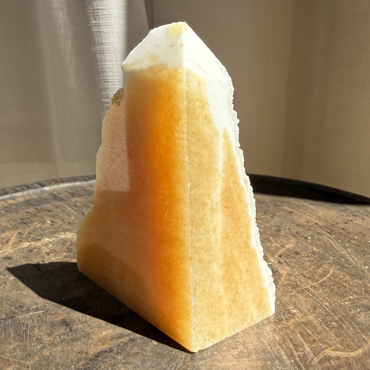 Orange Calcite Slab