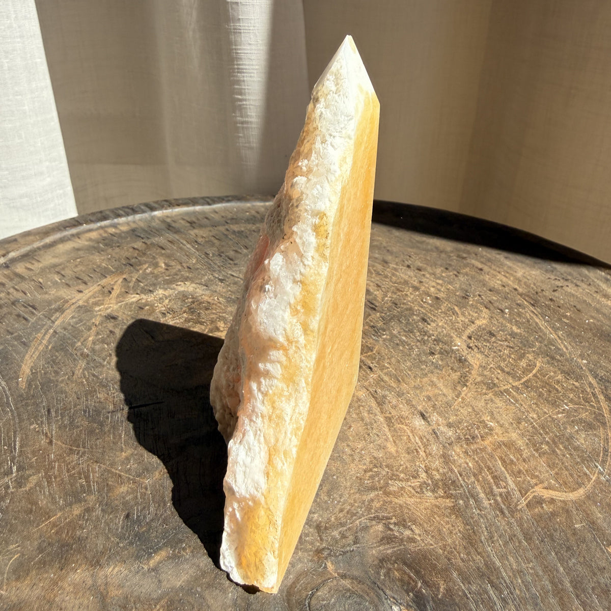 Orange Calcite Slab