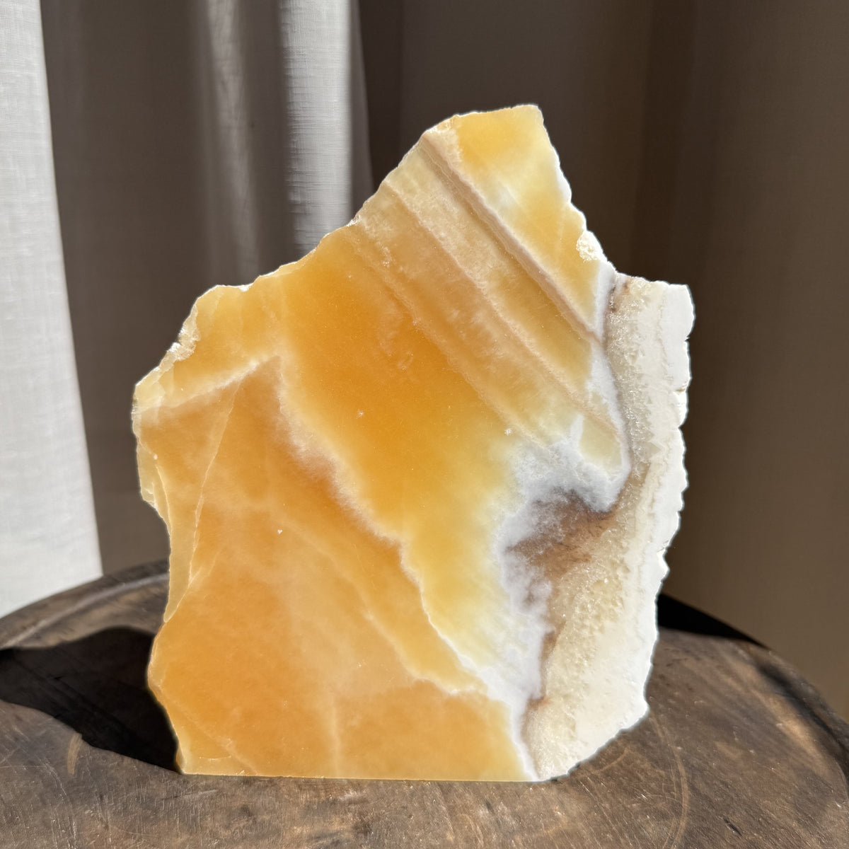 Orange Calcite Slab