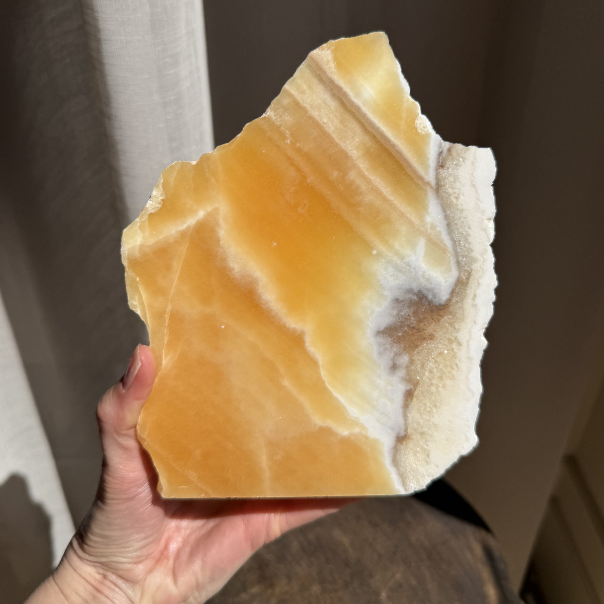 Orange Calcite Slab