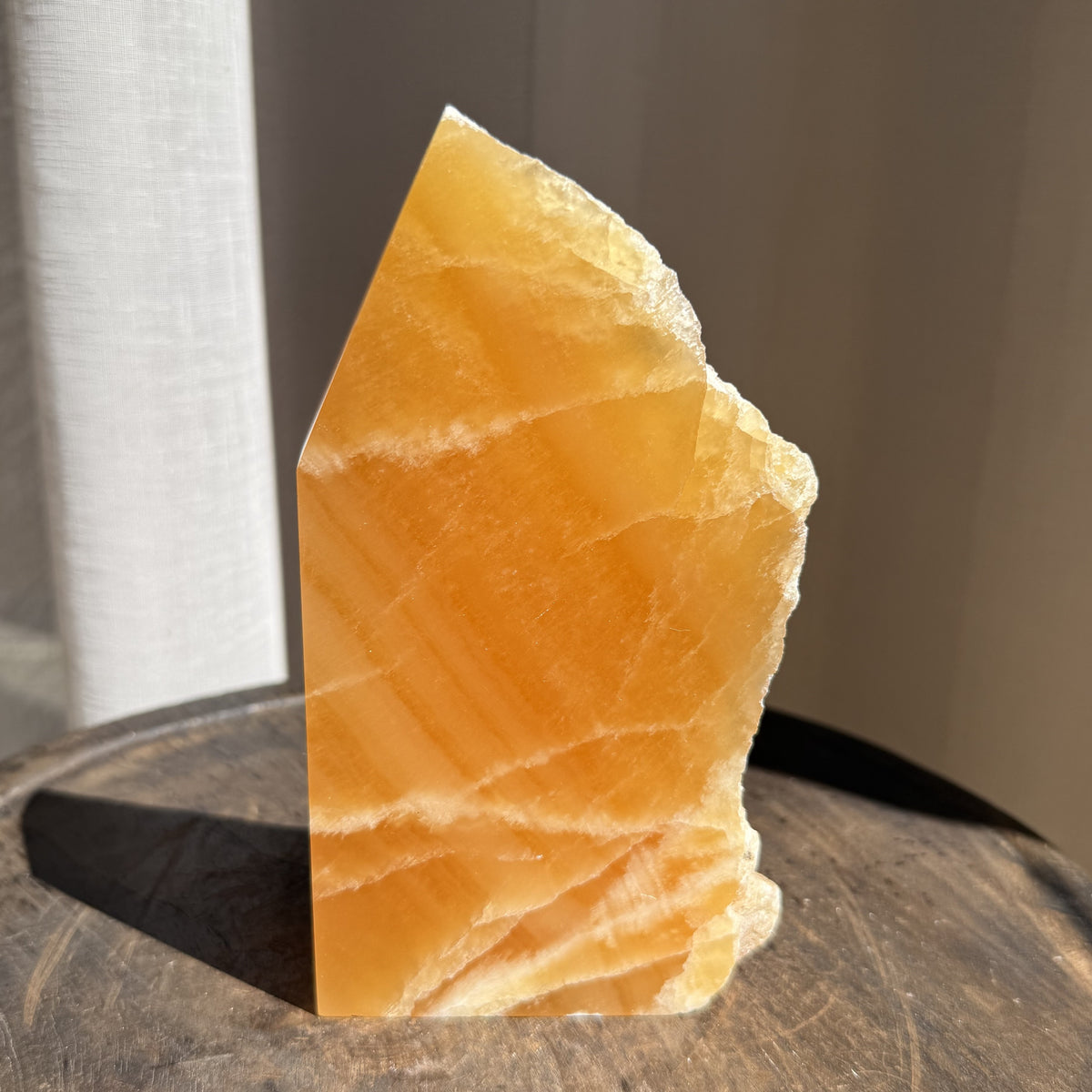 Orange Calcite Slab