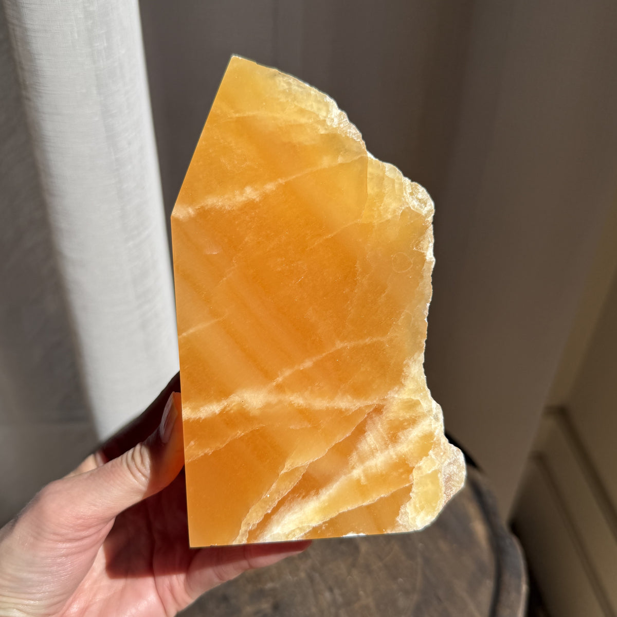 Orange Calcite Slab
