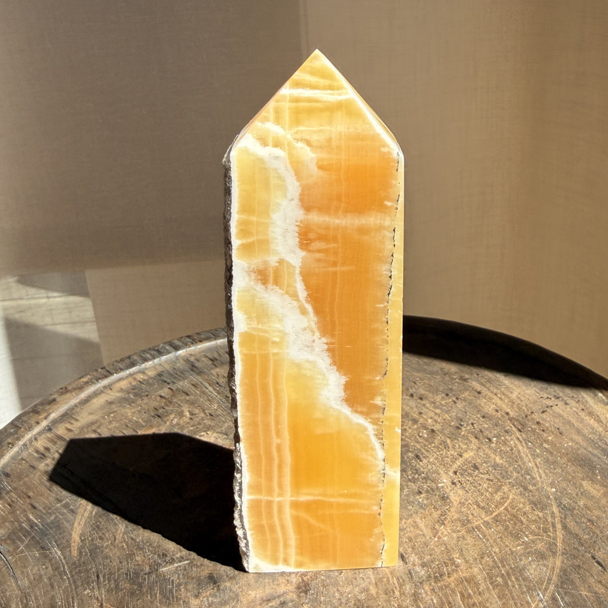 Orange Calcite Towers 002