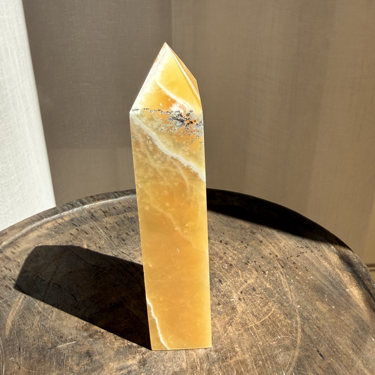 Orange Calcite Towers 002