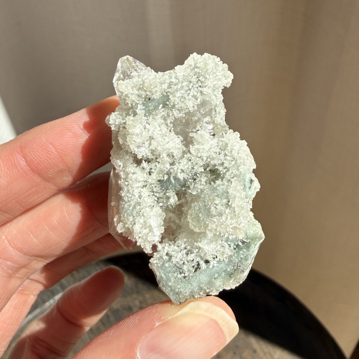 Chalcedony with Apophyllite