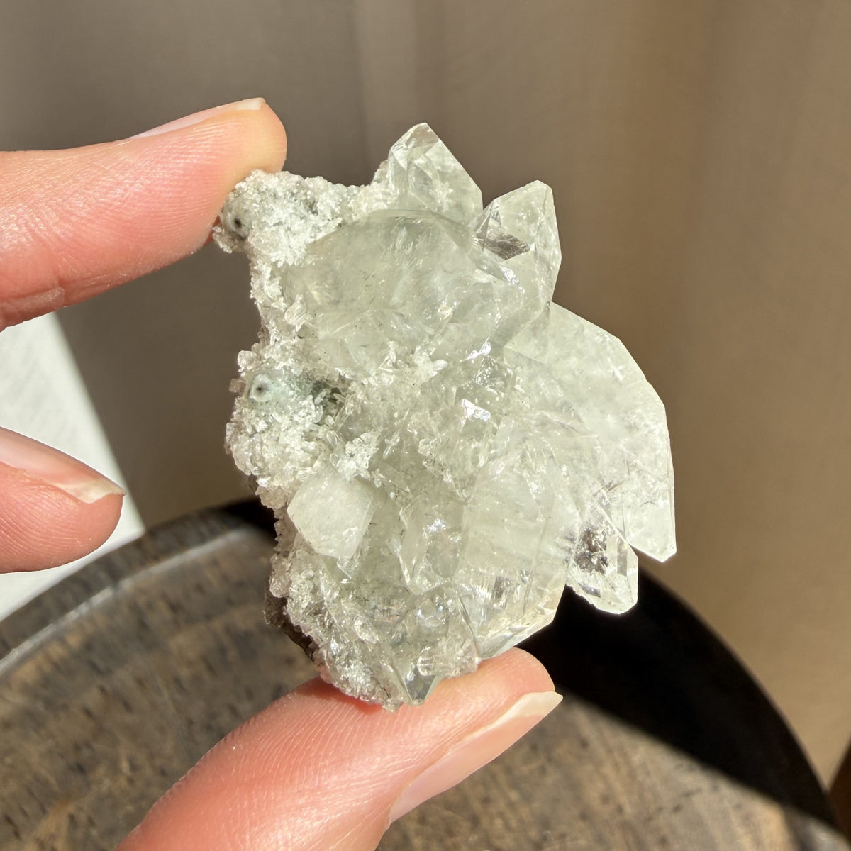 Chalcedony with Apophyllite