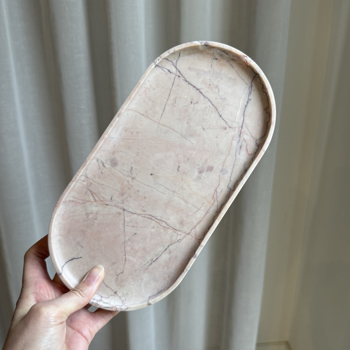 EG Classic Marble Tray - Rose 2