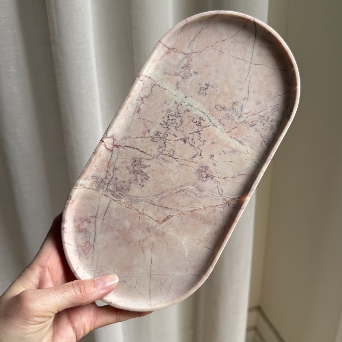 EG Classic Marble Tray - Rose 8