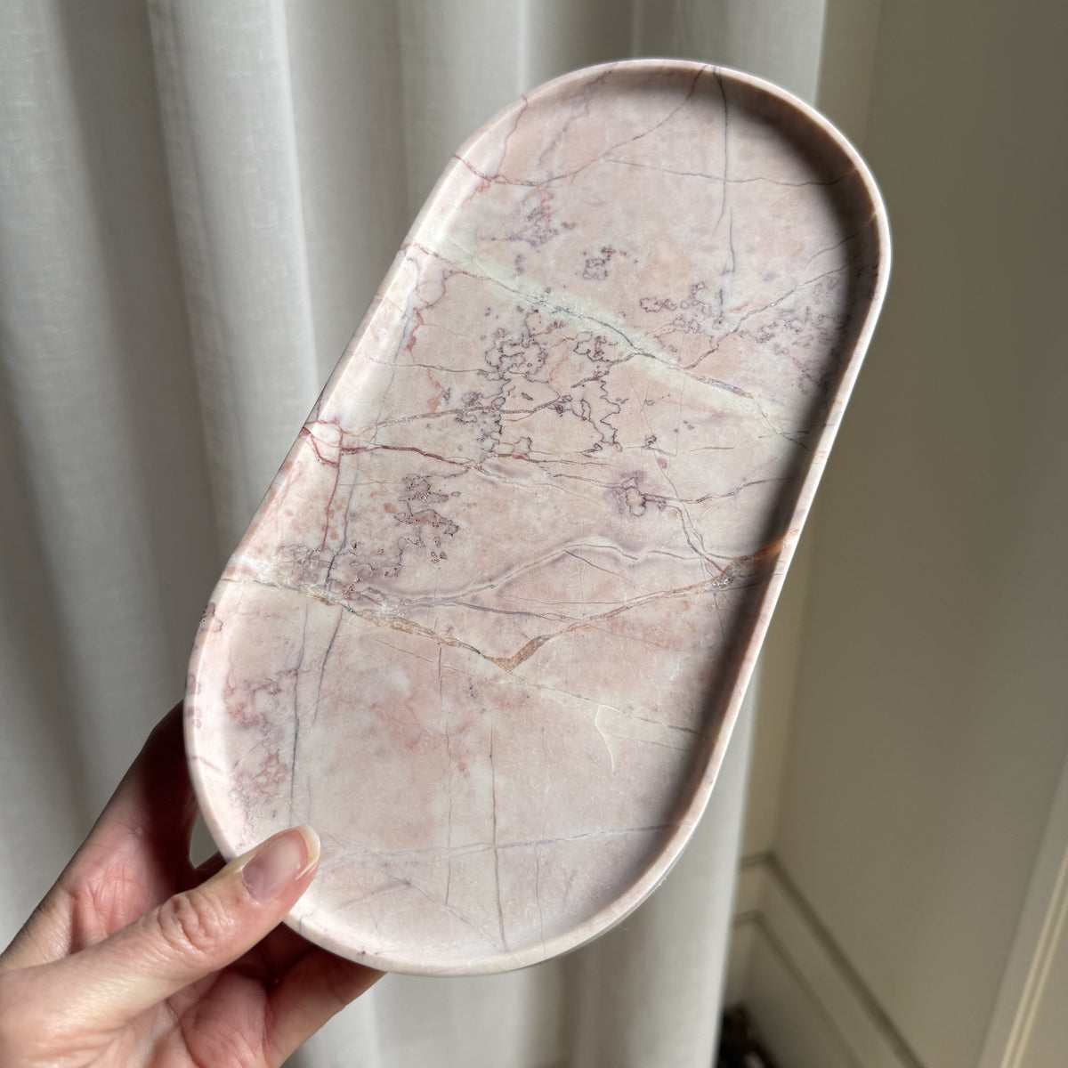 EG Classic Marble Tray - Rose 8
