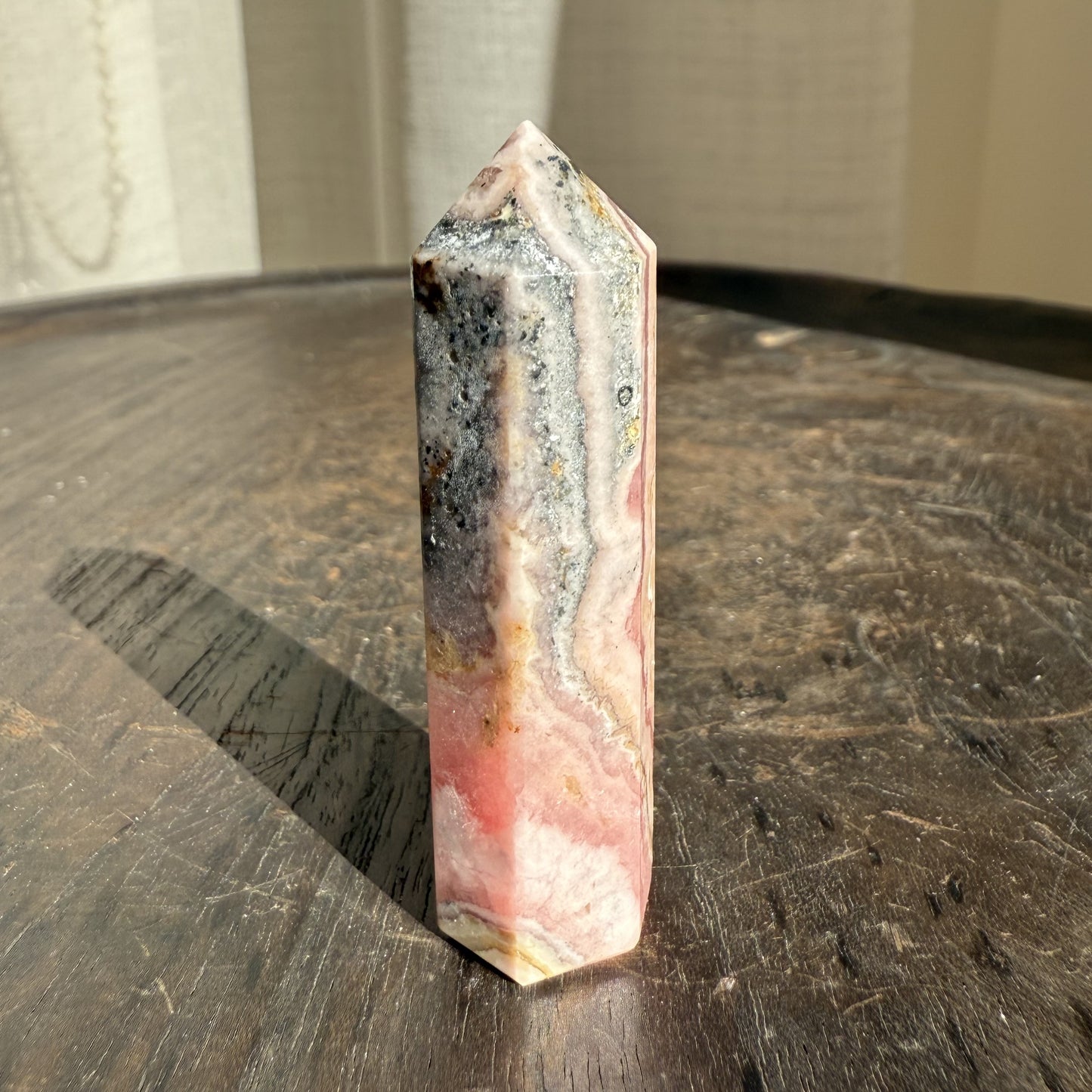 Rhodochrosite Tower - 3
