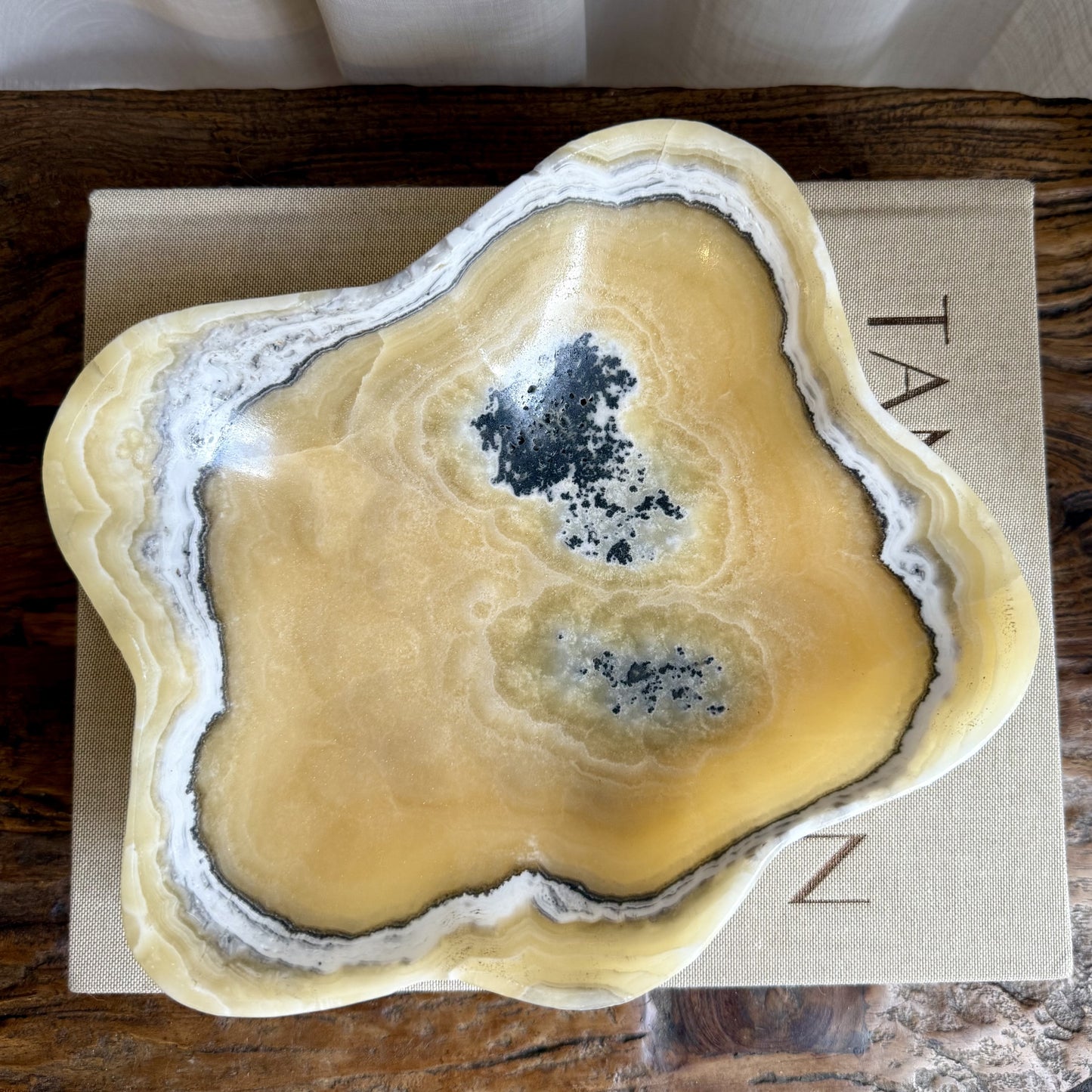 Zebra Calcite Bowl