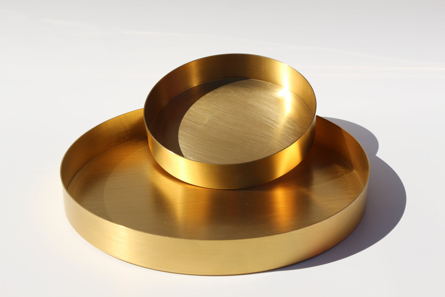 EG Classic Round Brass Tray Bundle- Save 25%