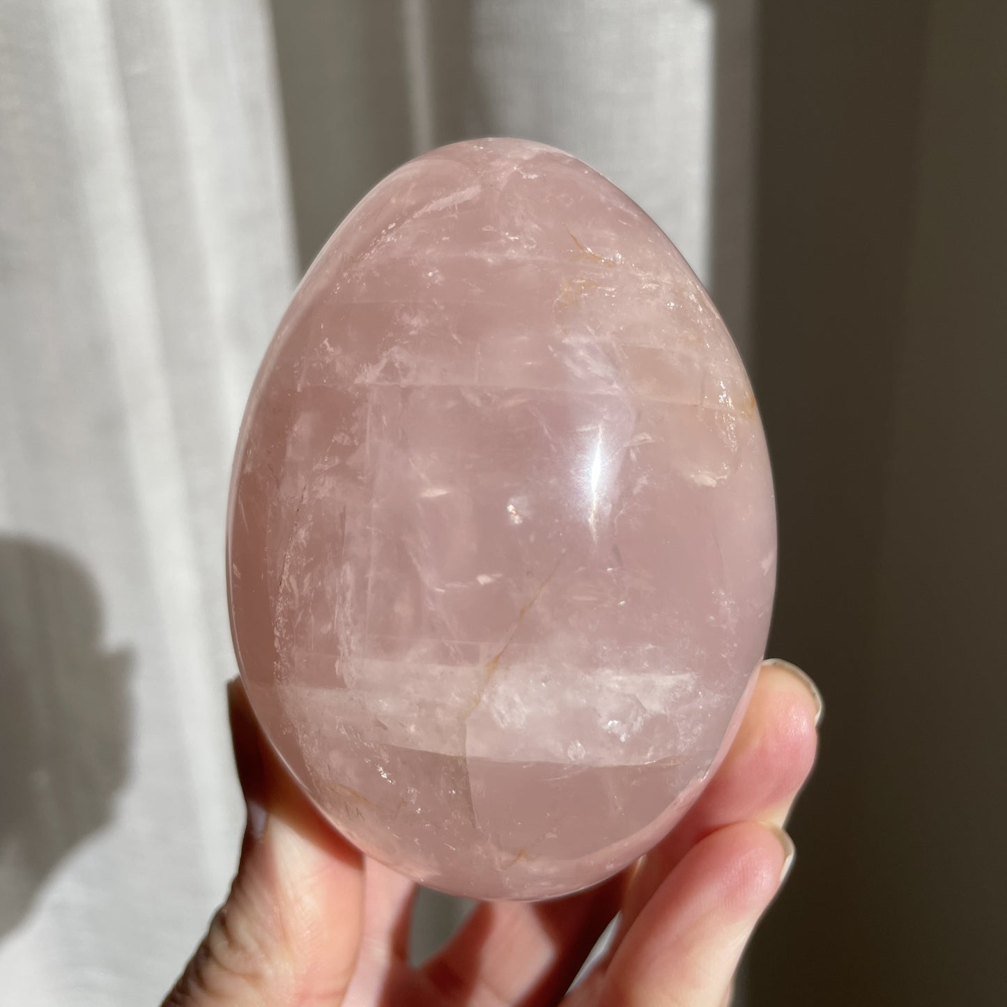 Rose Quartz Egg