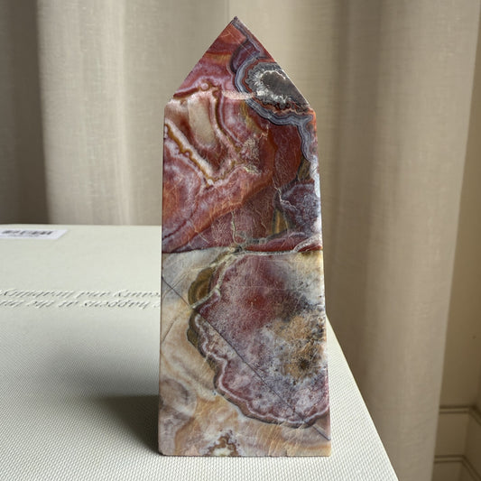 Crazy Lace Agate Tower