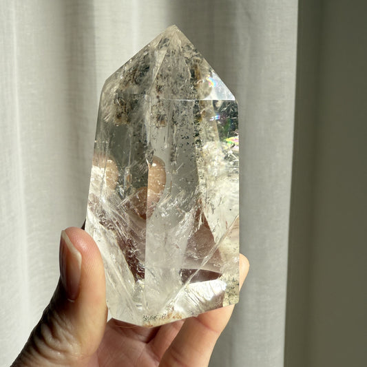 Clear Quartz Tower 002