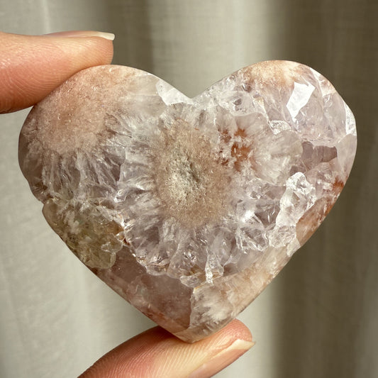 Pink Amethyst Heart 001