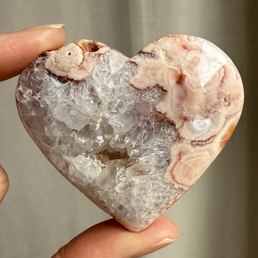 Pink Amethyst Heart 002