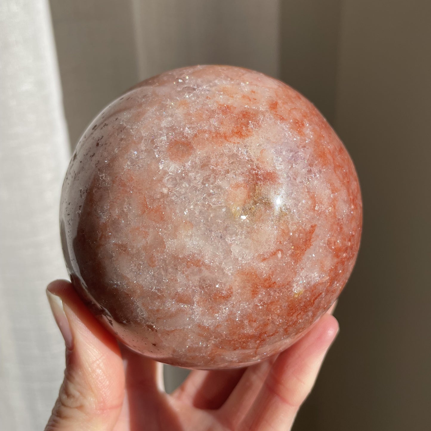 Pink Amethyst Sphere 001